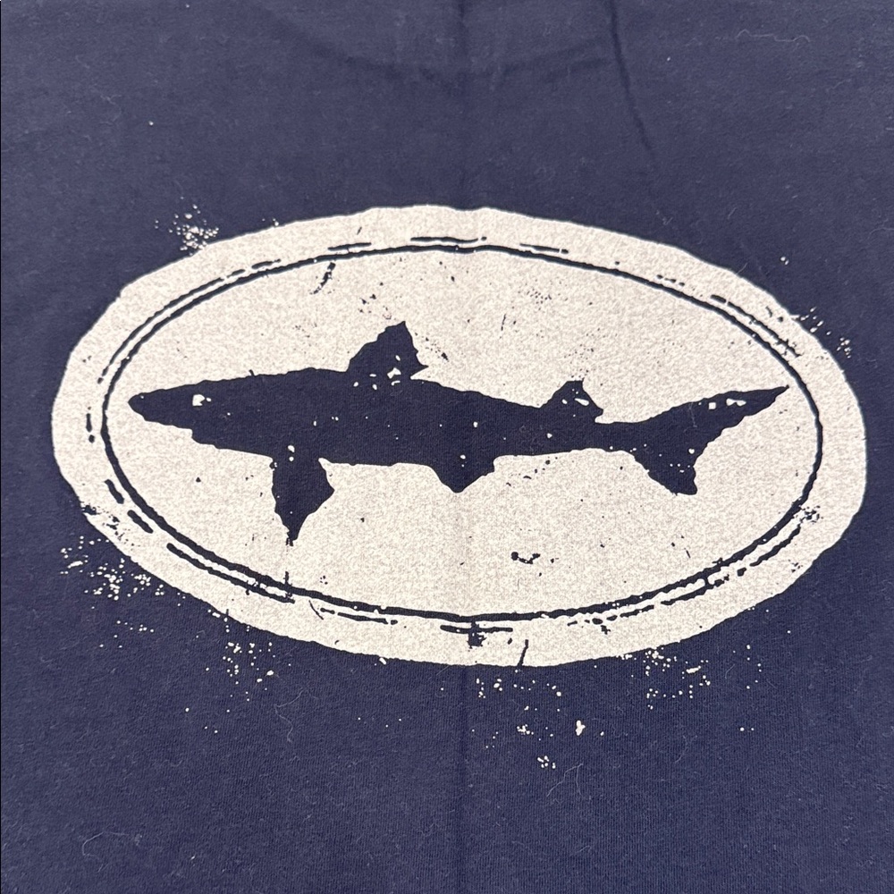 Unisex Dogfish Brewing Navy Blue T-Shirt Large